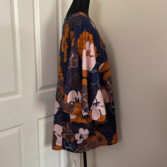 NWT Manuhealii Makapuʻu Dress Hibiscus Salted Caramel OS - Picture 4 of 11